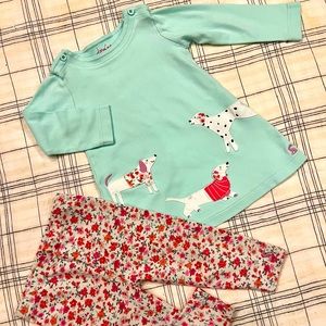 Joules Christina Cotton Dress and Leggings 12-18mo